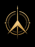 eixo profissional logo dourado